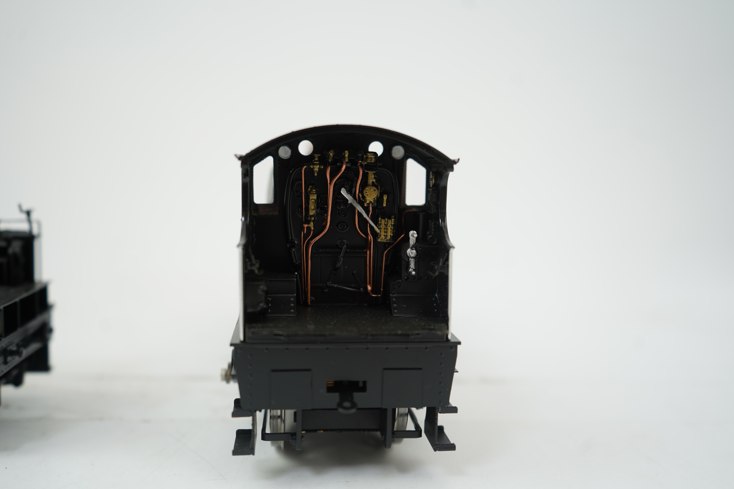 An 0 gauge Finescale Brass (by SanCheng, China) model of GWR 37xx (City) Class, City of Truro, 3717, 4-4-0 tender locomotive, powered for two rail operation, with original box.